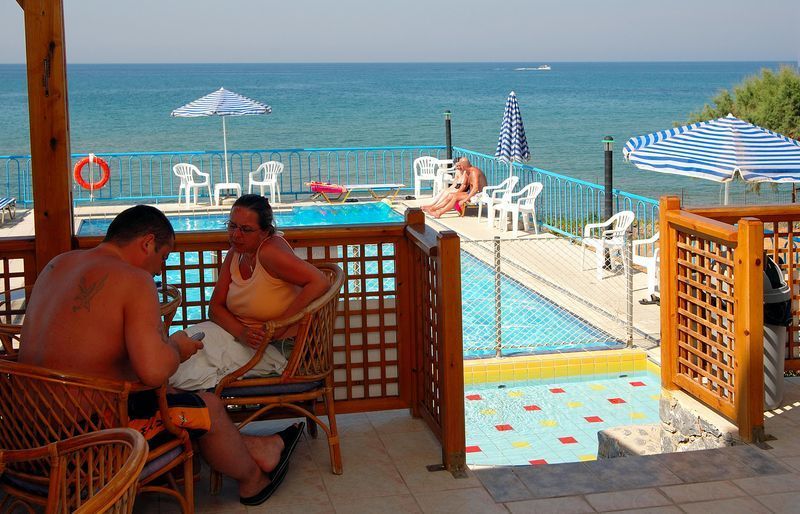 Sfáka Danaos Beach Apartments מראה חיצוני תמונה